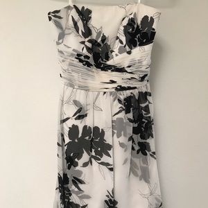 Ann Taylor Strapless Silk Dress size 2